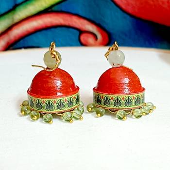 Quilled hanging  jhumkas 19 2