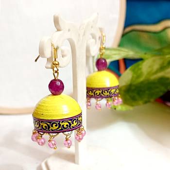 Quilled hanging  jhumkas 20 1