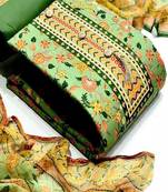 Riva enterprise women's cotton with floral printed woven excluive/party wear dress material