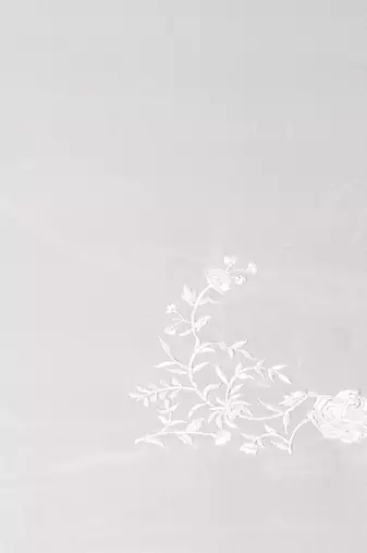 White Zari Resham Embroidered Georgette Party Wear Saree With Blouse Piece