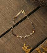 White Gold Mangalsutra Bracelet