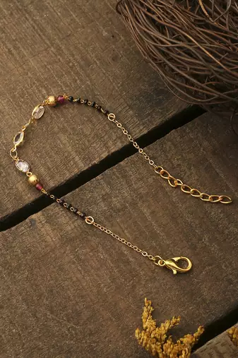 White Gold Mangalsutra Bracelet