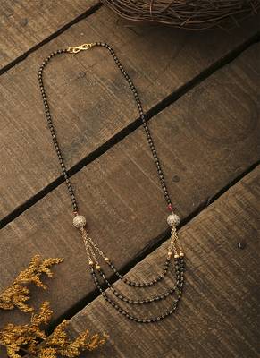 Mangalsutra With Golden Beads 2