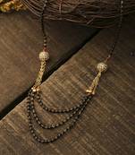 Mangalsutra With Golden Beads