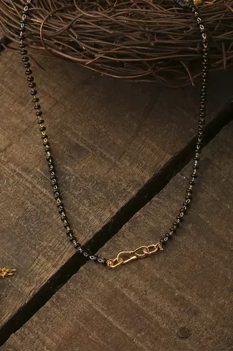 Mangalsutra With Golden Beads