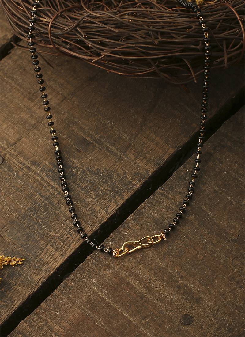 Mangalsutra With Golden Beads