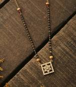 Mangalsutra With Square Design
