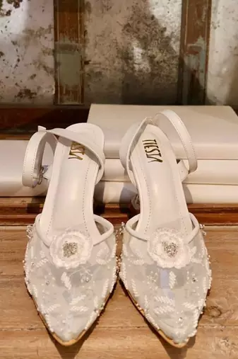 Chloe bridal heels