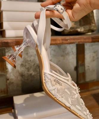 Chloe bridal heels 4