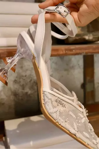 Chloe bridal heels