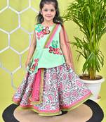 Multicolor Skirt Puplum