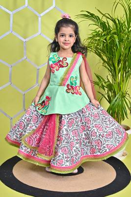 Multicolor Skirt Puplum 2