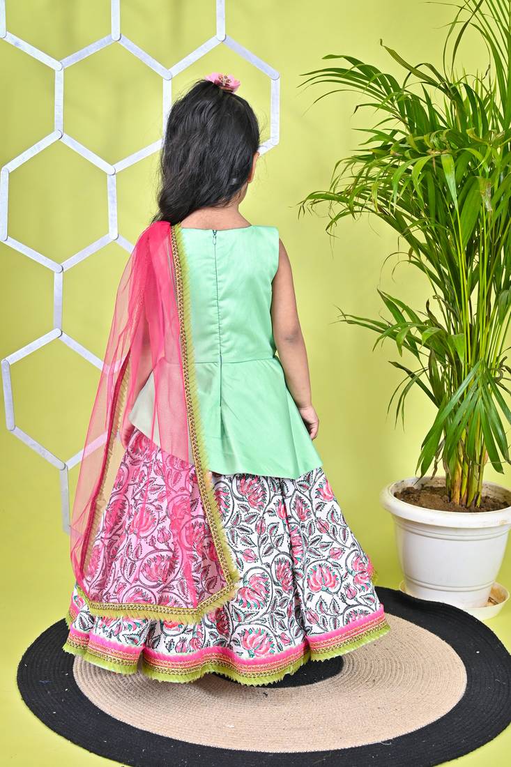 Multicolor Skirt Puplum