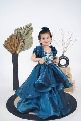 Petrol Blue Dress 1