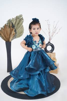 Petrol Blue Dress 2