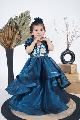 Petrol Blue Dress 3