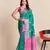 Rama Green Woven Patola Silk Blend Saree With Blouse Piece