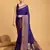 Royal Blue Woven Faux Kanchipuram Zari Silk saree With Blouse Piece