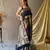 Navy Blue Woven Faux Kanchipuram Zari Silk saree With Blouse Piece