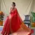 Red Woven Bandhej Bandhani saree Bandhej With Blouse Piece