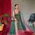 Green Woven Patola Silk Blend Saree With Blouse Piece