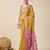 Mustard Woven Kota Doria Cotton Silk saree With Blouse Piece