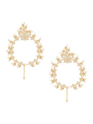traditional adjustable kundan pearl payal anklets jewellery for women & girls  2