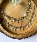 traditional adjustable kundan pearl payal anklets jewellery for women & girls 