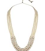 multi layered traditional dulha moti mala with beaded maharaja haar/groom necklace for men 