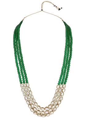 multi layered traditional dulha moti mala with beaded maharaja haar/groom necklace for men  3