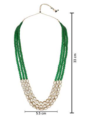 multi layered traditional dulha moti mala with beaded maharaja haar/groom necklace for men  4