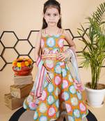 Mustard Multicolour Lehenga Choli 