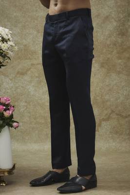 Navy blue imported italian jodhpuri set 3