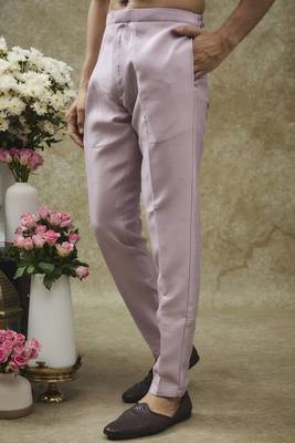 Purple splendid silk open indo western set 3