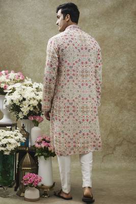 Multicoloured lucknowi kurta set 2