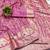 Light Pink Obsessed With This Stunning Dola Silk Saree Featuring A Beautiful Fusion Of Traditional