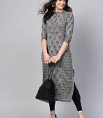 Pannkh women's handloom buddha straight kurta