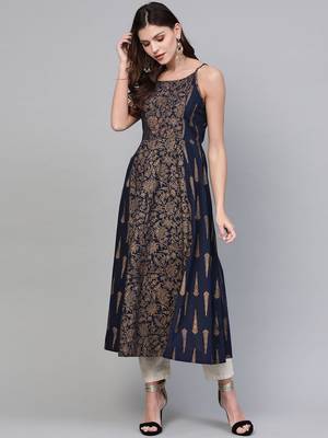 Pannkh women's printed strappy kurta 2