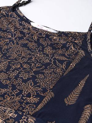 Pannkh women's printed strappy kurta 5