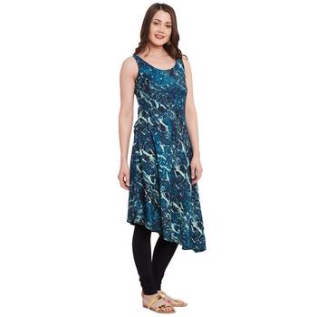 Pannkh women's abstract print asymettric kurta 2