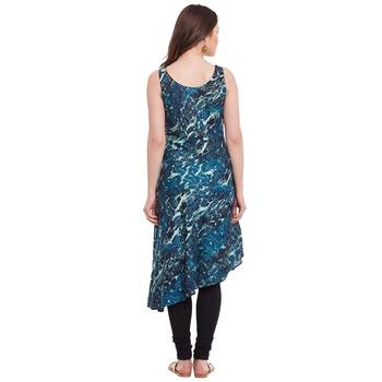 Pannkh women's abstract print asymettric kurta 3
