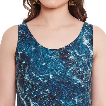 Pannkh women's abstract print asymettric kurta 4