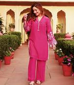 Rayon short kurti with pant