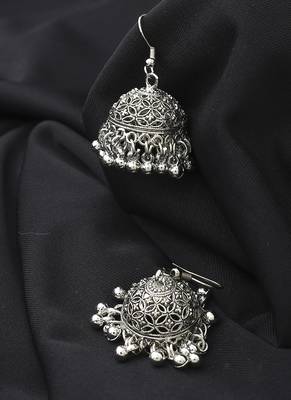Long Silver Jhumki 2