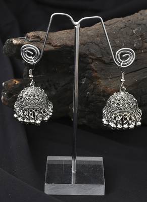 Long Silver Jhumki 3