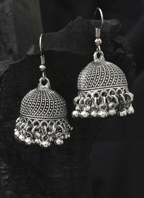 Oxidised Small Jhumki 1