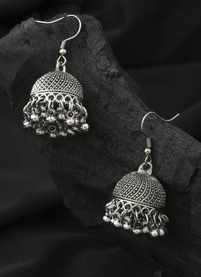 Oxidised Small Jhumki 2