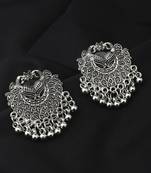 Swan Heart Shaped Earrings