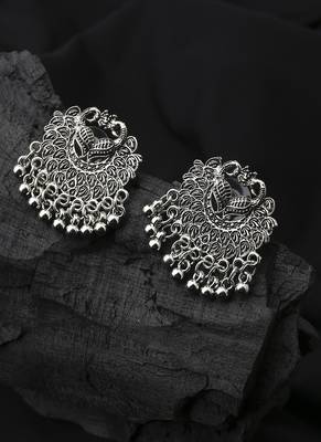 Swan Heart Shaped Earrings 2