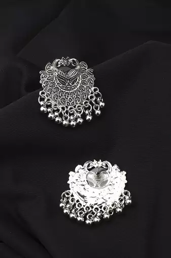 Swan Heart Shaped Earrings